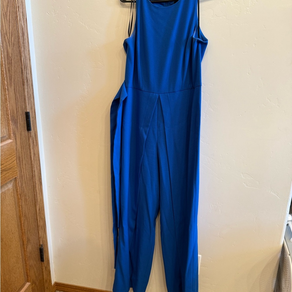 INC International Concepts Royal Blue Jumpsuit